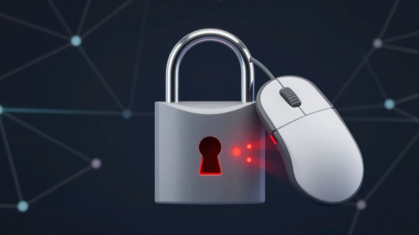 WordPress site security breach with broken digital lock.